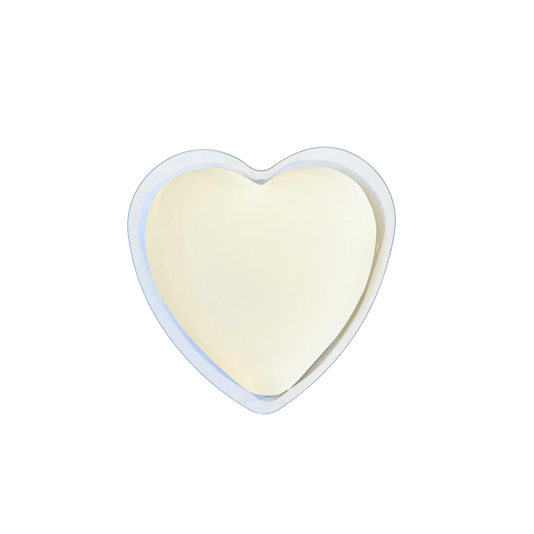 Plastic Heart Large ( Base &amp; Lid ) - Happy Box