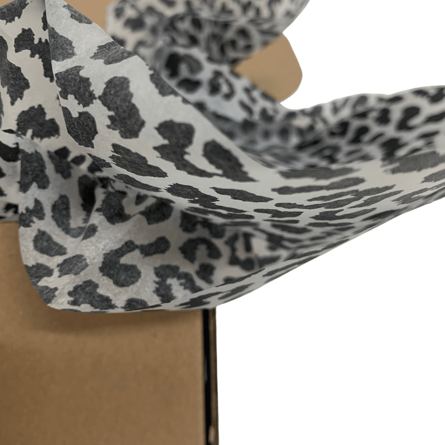 Cheetah Black Printed Tissue Paper ( 5 pack ) - Happy Box