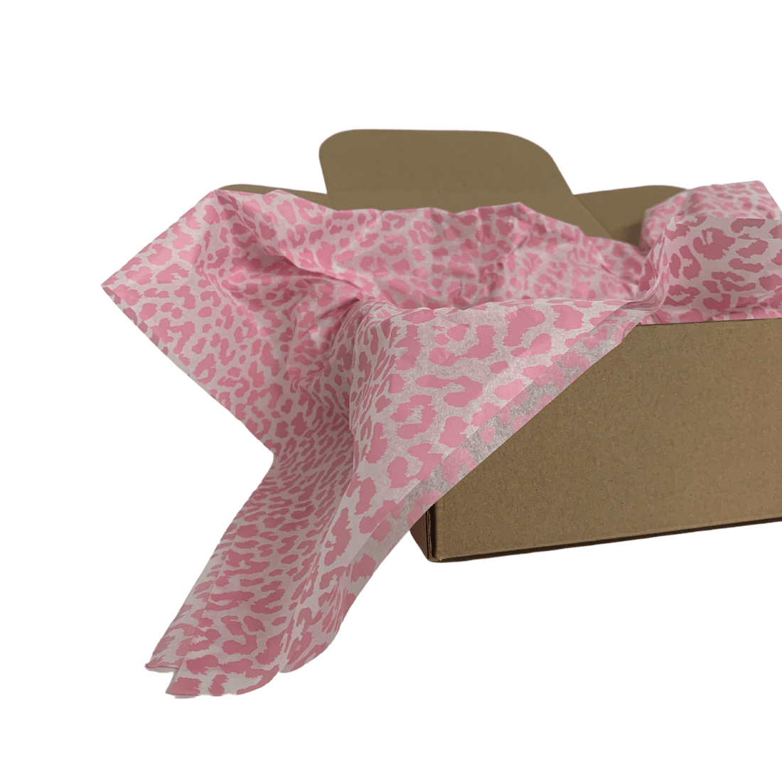 Cheetah Pink Printed Tissue Paper ( 5 pack ) - Happy Box
