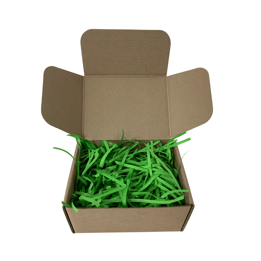 Dark Green Narrow Shredded Paper - Happy Box
