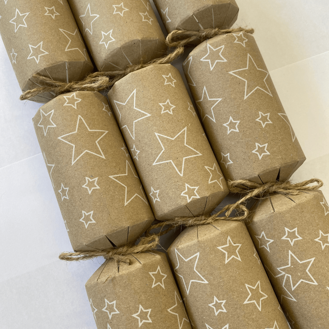DIY Printed Christmas Crackers ( Stars ) - Happy Box
