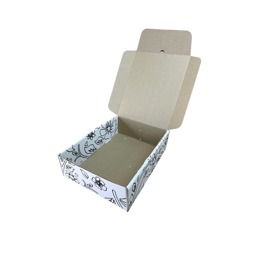 Floral Large Shipper Box - Happy Box