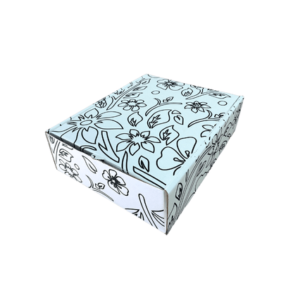 Floral Large Shipper Box - Happy Box