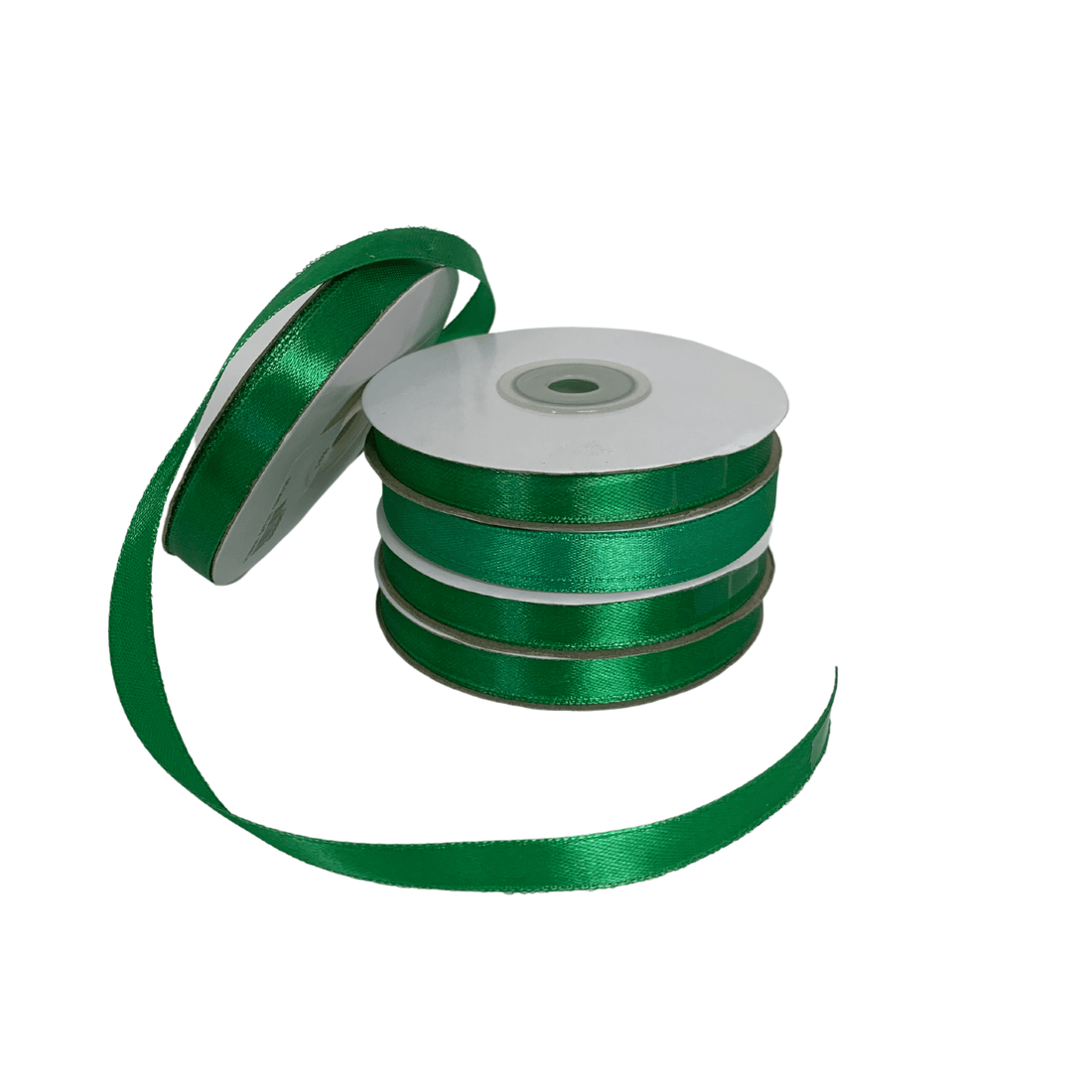 Green Satin Ribbon 10mm x 30m - Happy Box