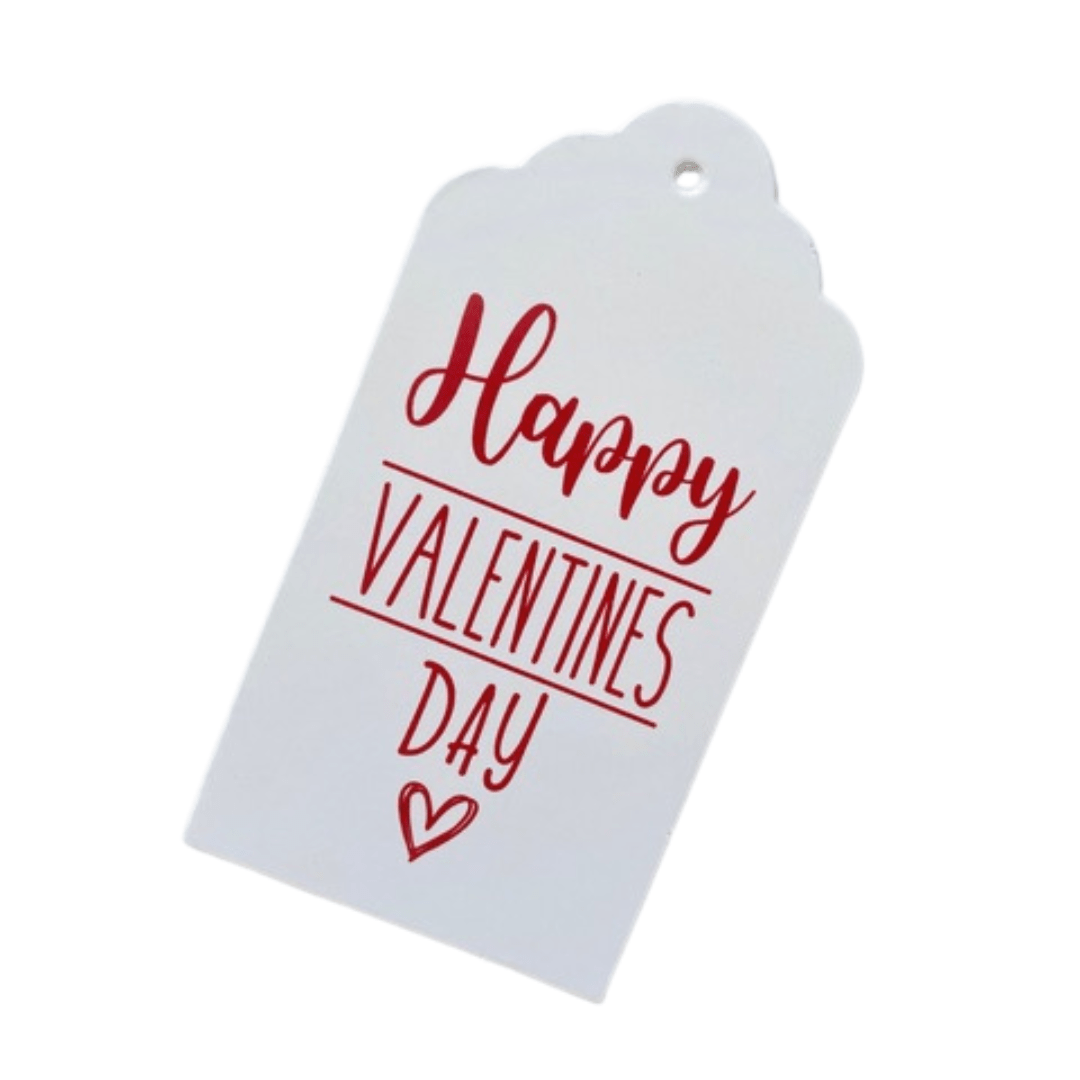 Happy Valentines Day Gift Tag ( 10 Pack ) - Happy Box
