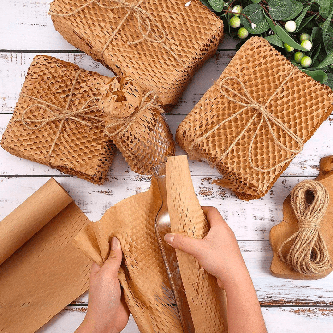 Honeycomb Wrap Expandable Paper Sheets - Happy Box