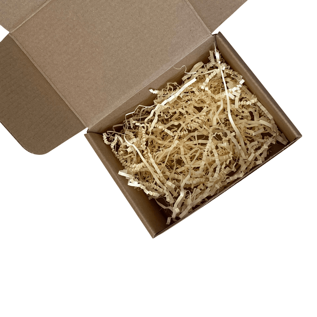 Ivory Crinkle Shredded Paper - Happy Box