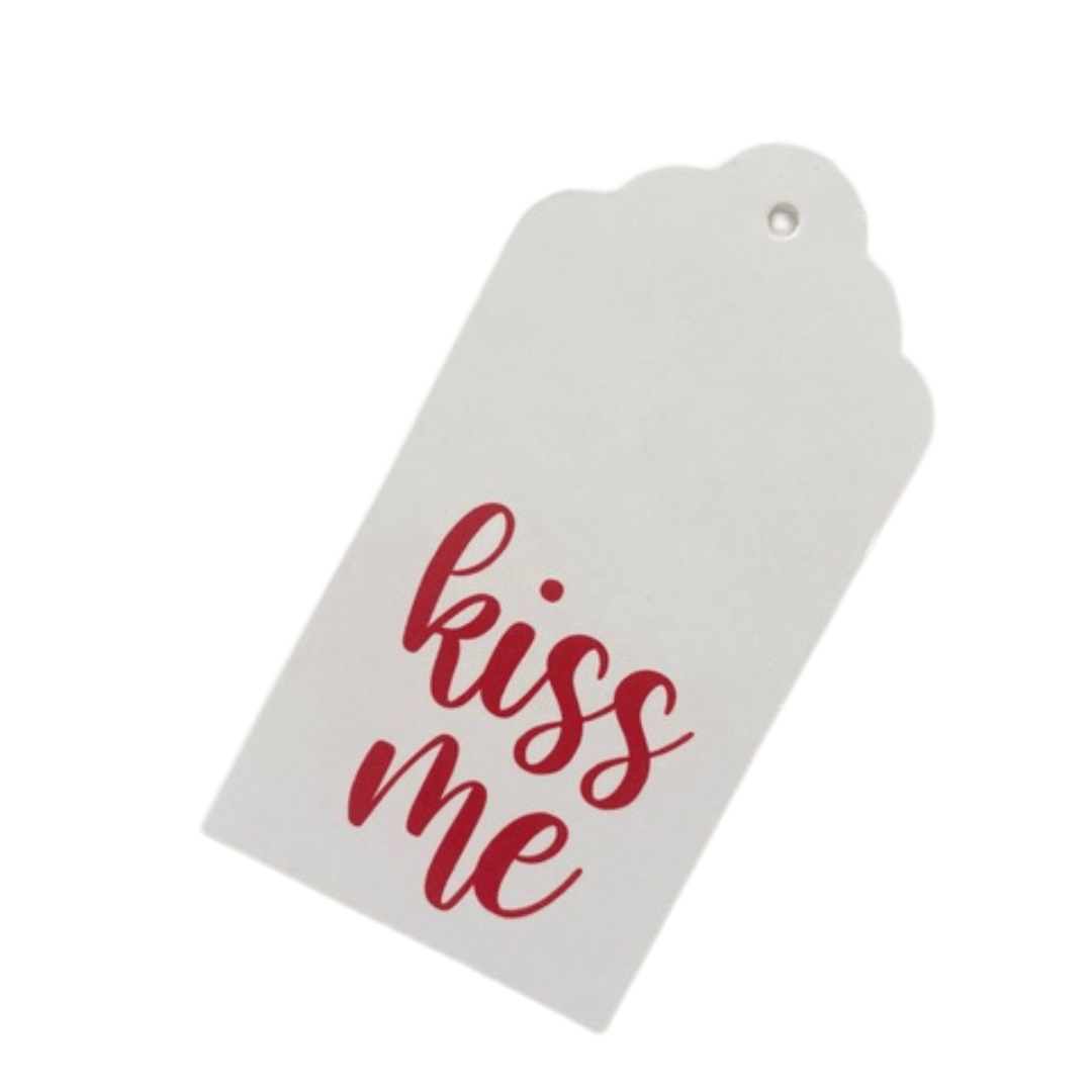 Kiss Me Gift Tag ( 10 Pack ) - Happy Box