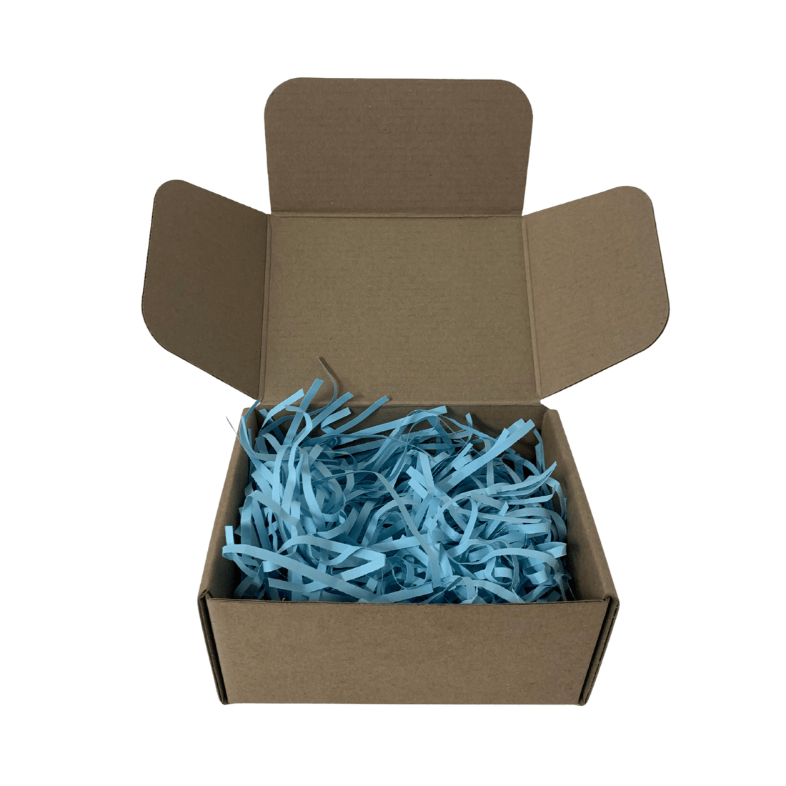 Light Blue Narrow Shredded Paper - Happy Box