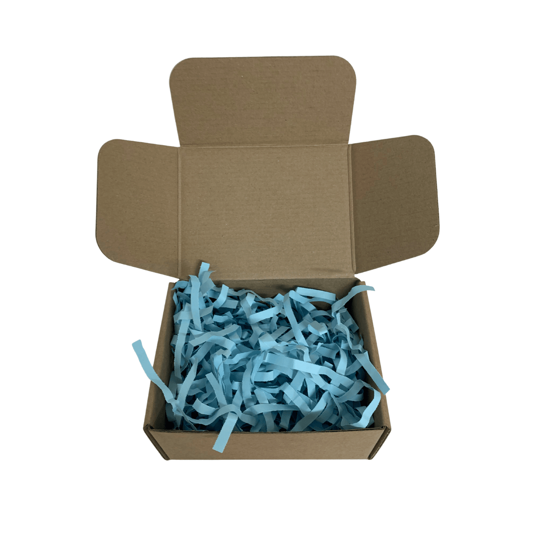 Light Blue Thick Shredded Paper - Happy Box