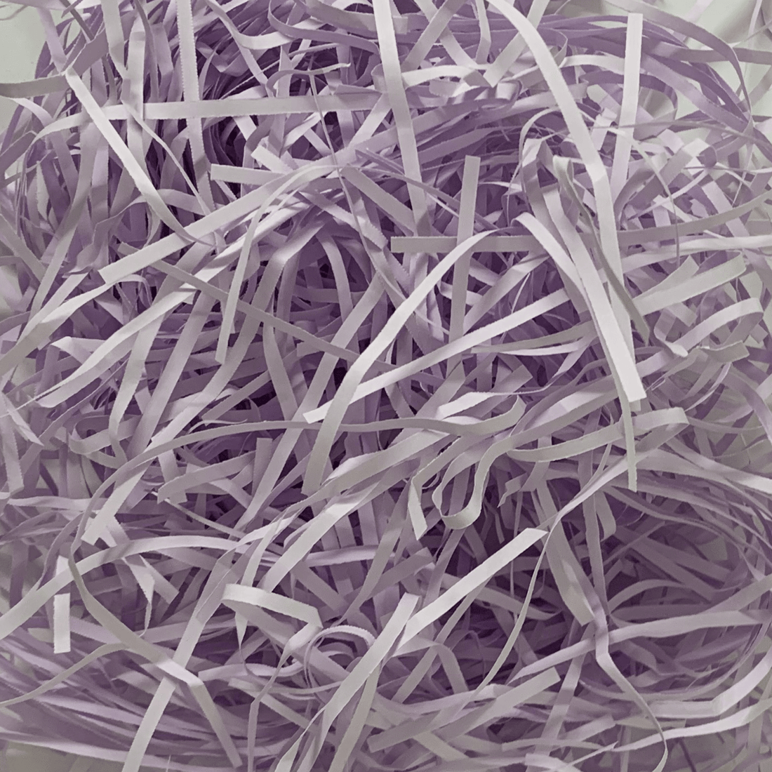 Light Purple Narrow Shredded Paper - Happy Box