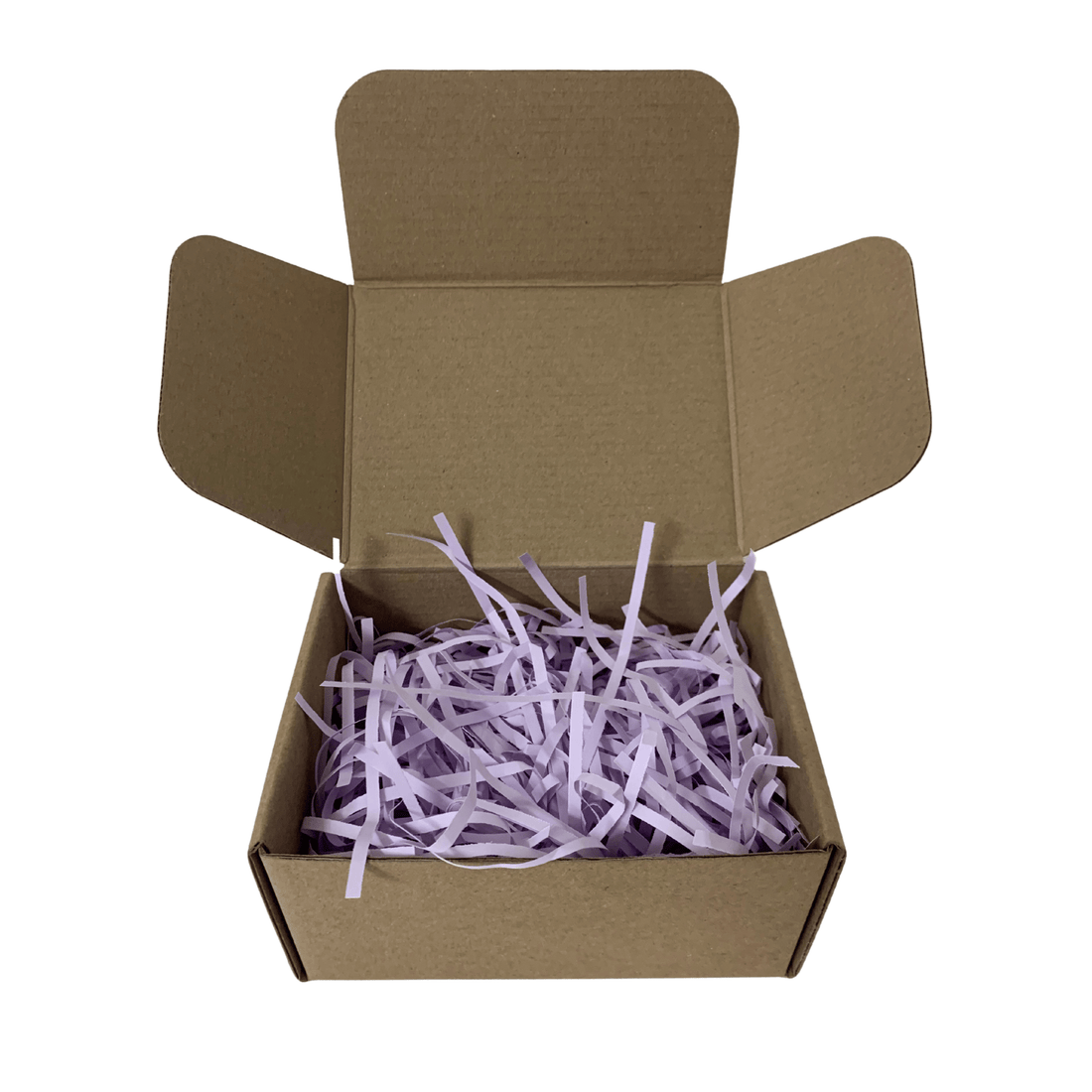 Light Purple Narrow Shredded Paper - Happy Box