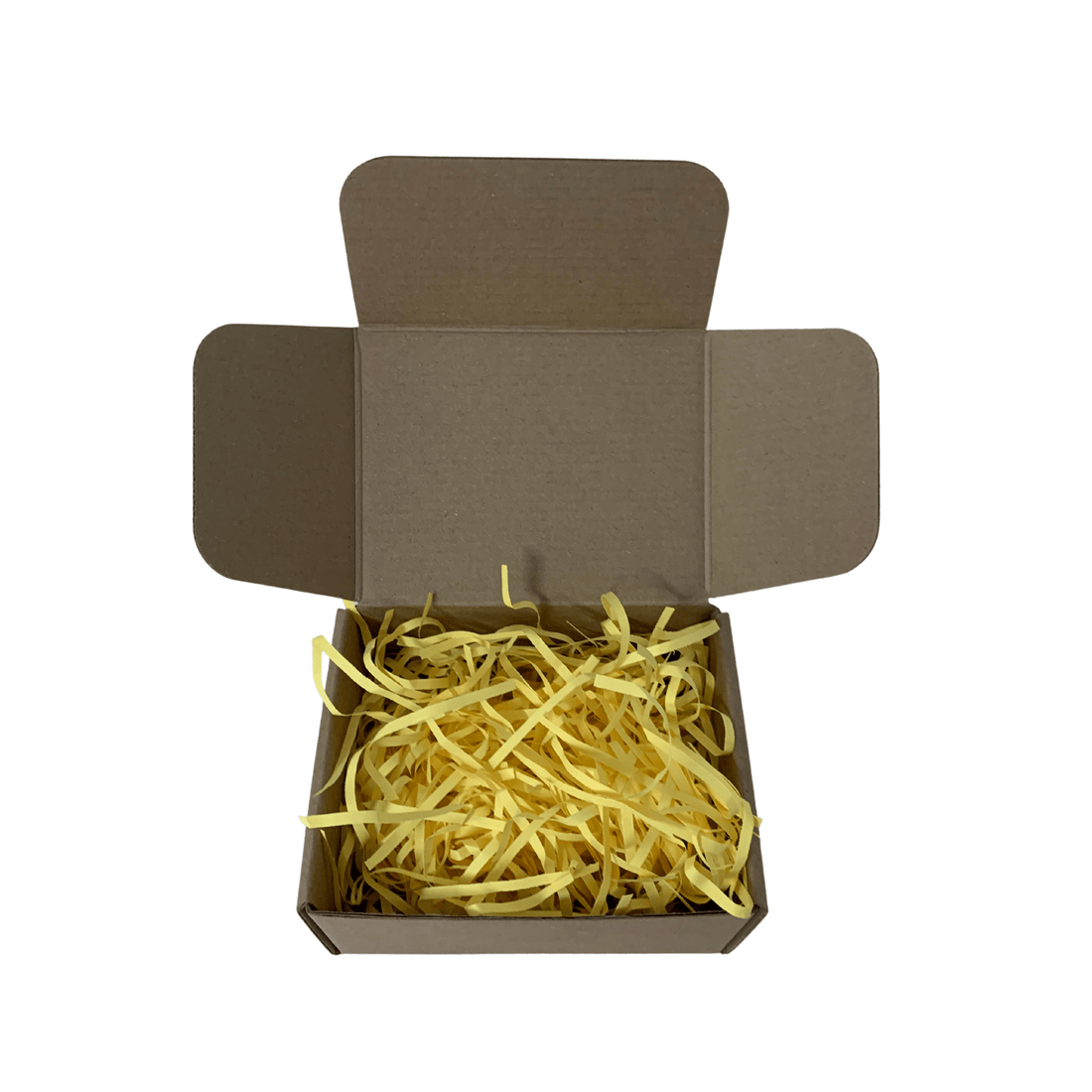 Light Yellow Narrow Shredded Paper - Happy Box
