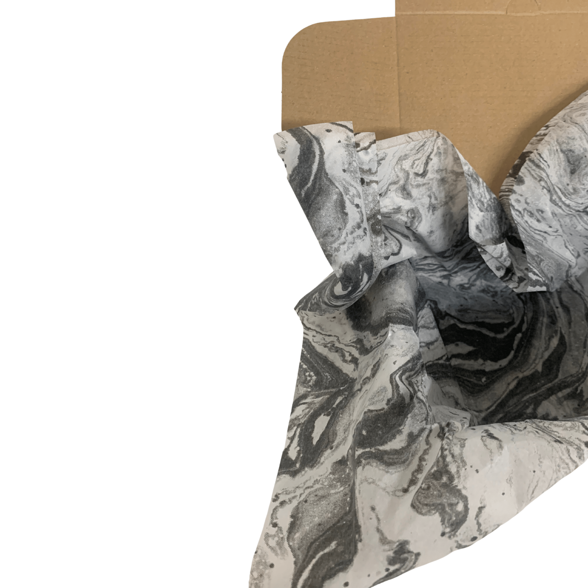 Marble Blush Printed Tissue Paper ( 5 Pack ) - Happy Box