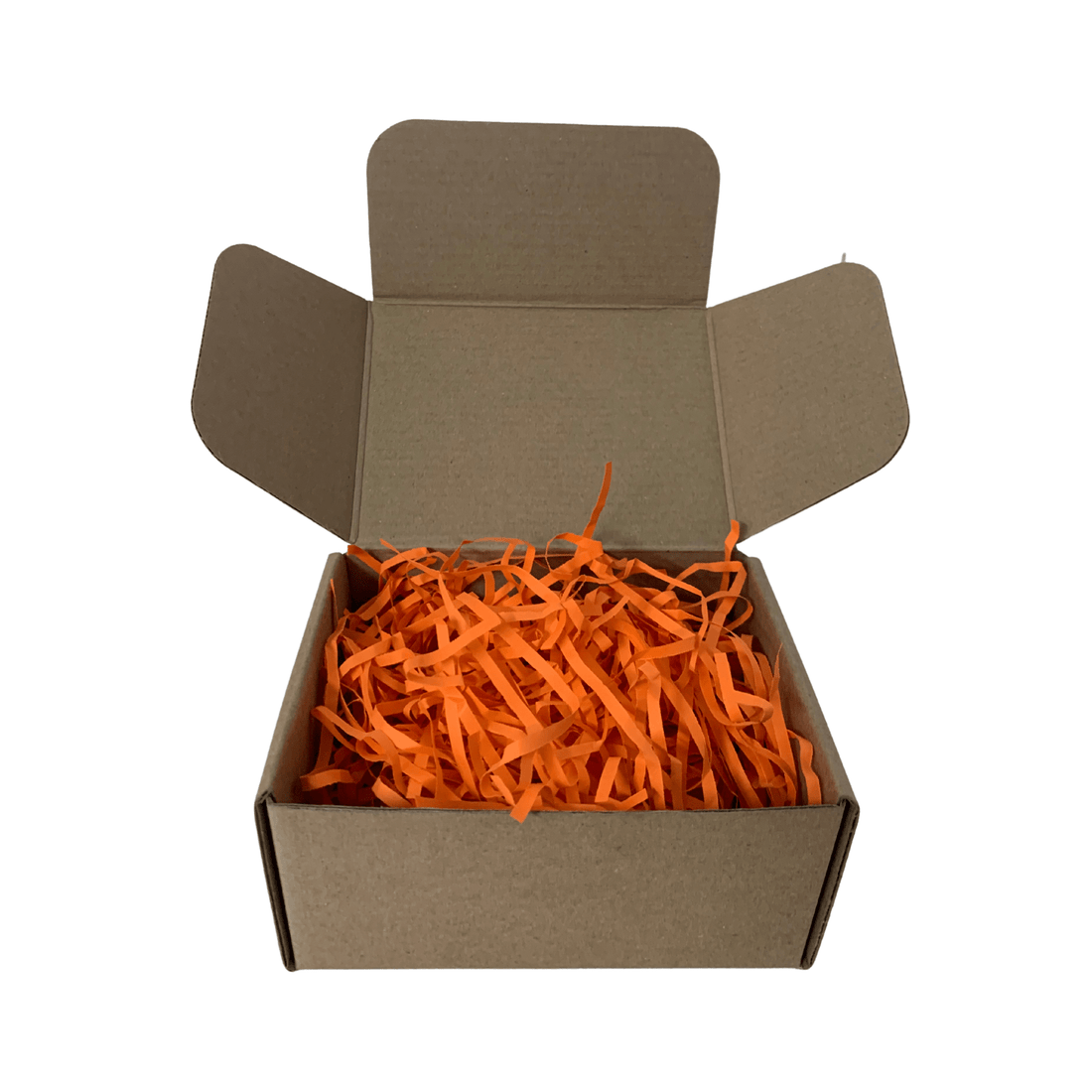 Orange Narrow Shredded Paper - Happy Box