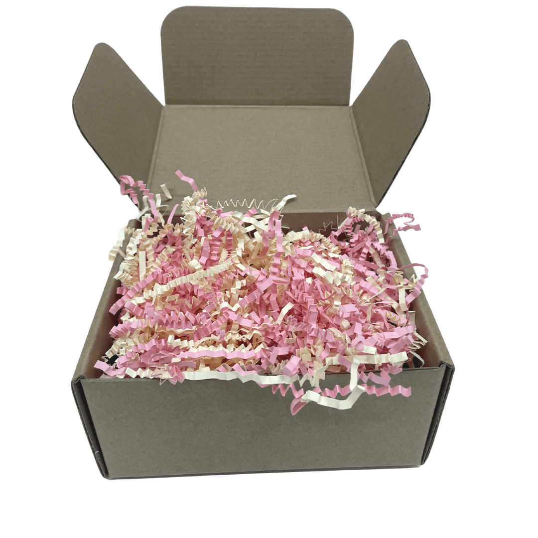Pink Kisses Crinkle Shredded Paper Mix - Happy Box