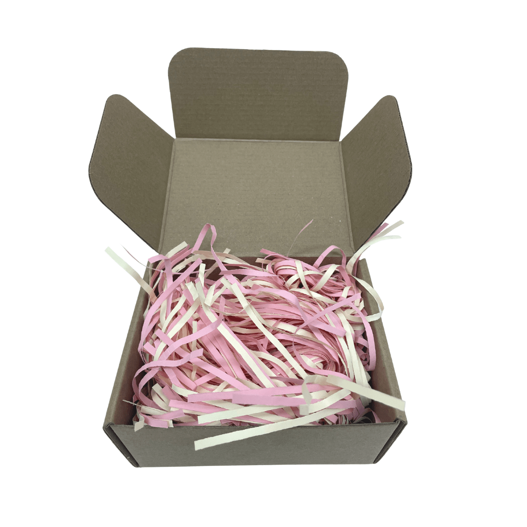 Pink Kisses Narrow Shredded Paper Mix - Happy Box