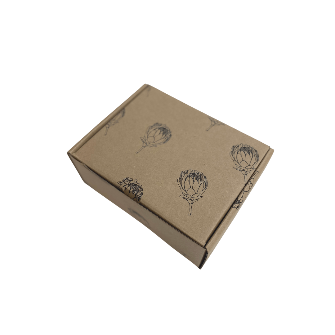 Printed Protea Shipper Box Small - Happy Box