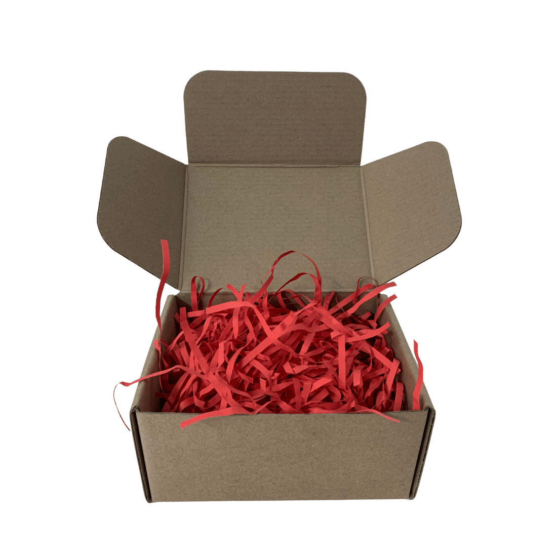 Red Narrow Shredded Paper - Happy Box
