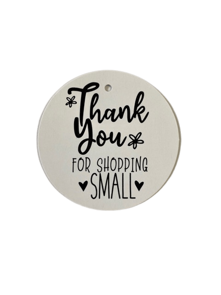 Thank you for shopping small - Happy Box