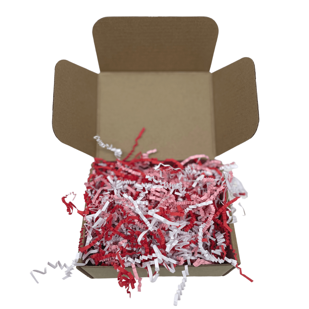 Valentines Day Crinkle Shredded Paper Mix - Happy Box