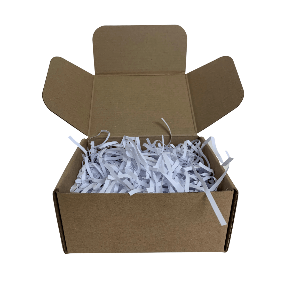 White Narrow Shredded Paper - Happy Box