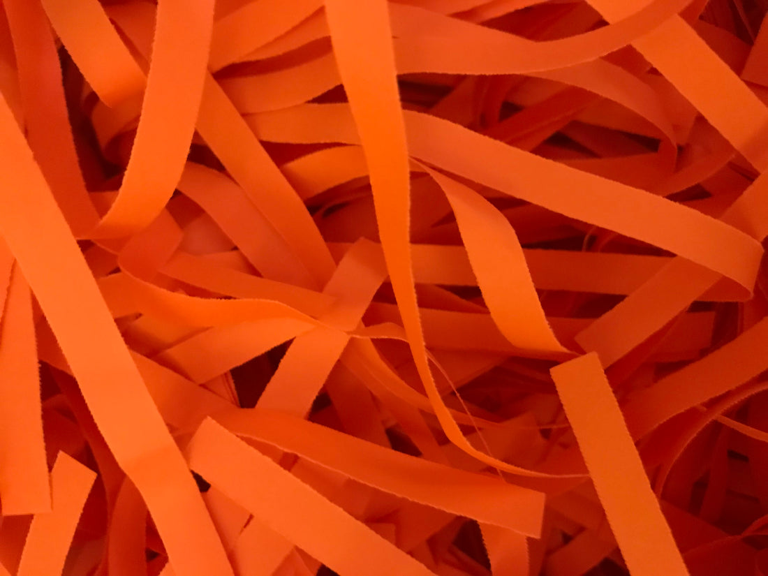 Orange Thick Shredded Paper